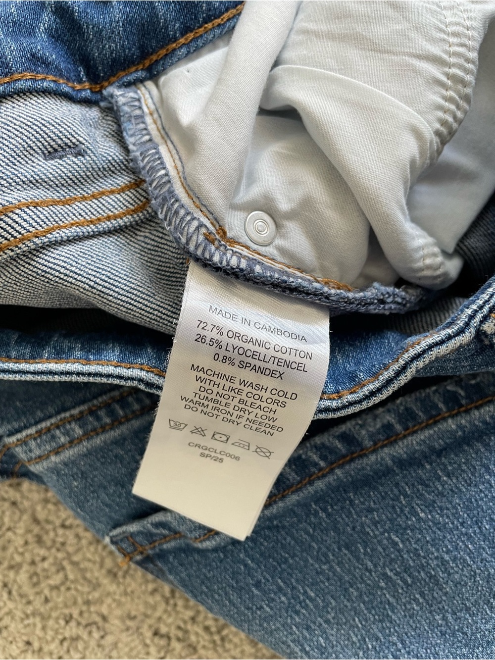 Quince Jeans Womens Size 32 Blue Denim Bella Stretch Relaxed Straight - Picture 3 of 7